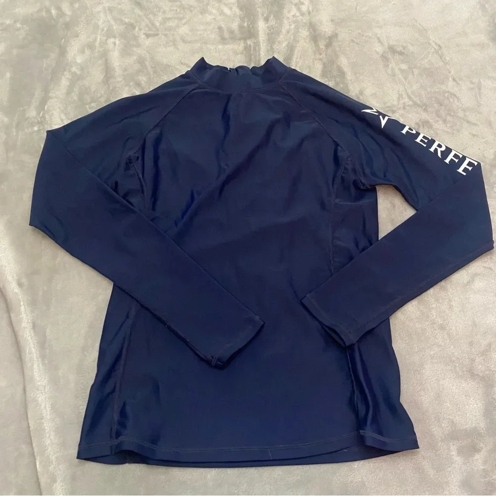 Perfect Moment Navy Blue Long Sleeve Rash Guard 21259